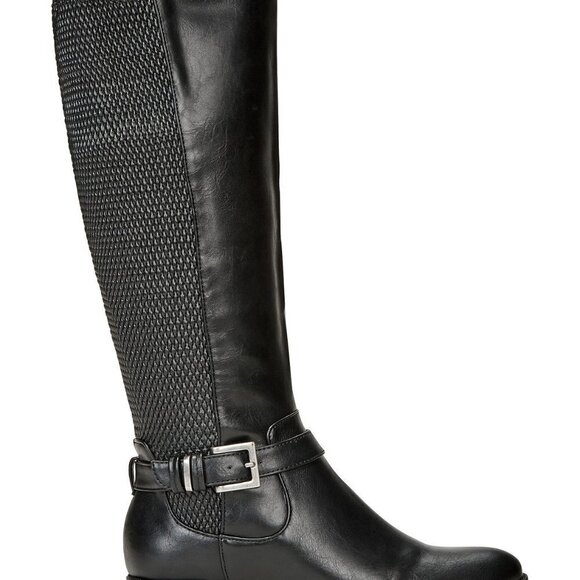 W41 Luciaa Closed Toe Knee High Riding Boots 5.5 M - Picture 2 of 6